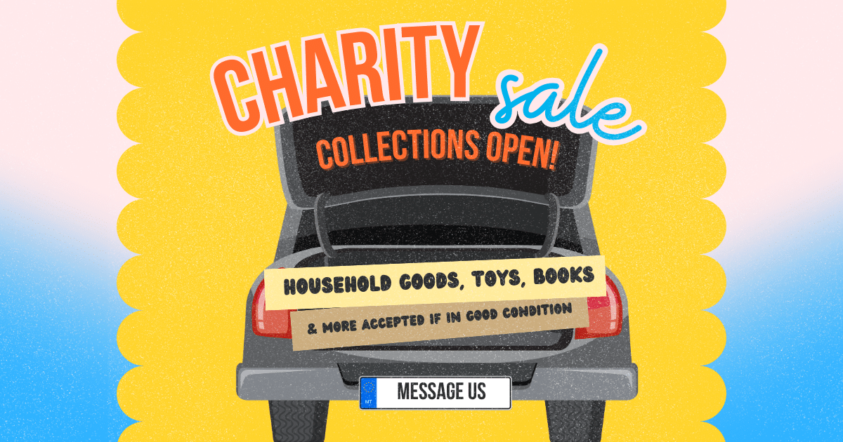 Charity Sale - Collections Open! Poster